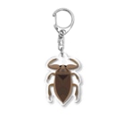 ★SUZURIのTシャツセール開催中！！！☆kg_shopのゲンゴロウどっち【視力検査表パロディ】 Acrylic Key Chain
