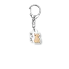 犬だもん。ゴールデンレトリバーのだって！犬だもの。（はる） Acrylic Key Chain