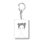 可愛いウインクのたまには？ Acrylic Key Chain