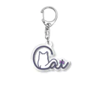 にゃんたまごのCatの中のにゃんこ Acrylic Key Chain