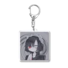 あくむ病院の紅 Acrylic Key Chain