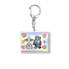 IOST_Supporter_CharityのIOST【326ミツル】如月キーホルダー Acrylic Key Chain