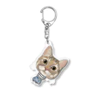 みきぞーん｜保護猫 ミッキー画伯と肉球とおともだちのlizu Acrylic Key Chain