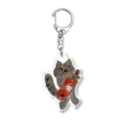 お雑煮のrocker（猫） Acrylic Key Chain