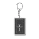 SafelyのSafely　目　Black Acrylic Key Chain