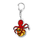 comet by OKADAのduck with octopus Acrylic Key Chain