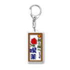 気ままに創作　よろず堂の喫茶案内板 Acrylic Key Chain