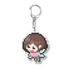 カジテツ玉子のうぷゆー（ドット絵）アクリルキーホルダー Acrylic Key Chain