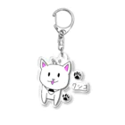 KUROWOLFの犬のワンコくん Acrylic Key Chain