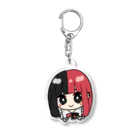 つゆしょっぷのツートンカラーな女の子 Acrylic Key Chain