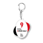 Play! Rugby! のPlay! Rugby! Position 9 SCRUM HALF Acrylic Key Chain