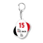 Play! Rugby! のPlay! Rugby! Position 15 FULLBACK Acrylic Key Chain