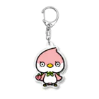 モモノスケ🍑🐦️のモモちゅん Acrylic Key Chain