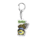 ひよこ男爵とまだむにゃんのひよこ男爵　NoWar🌻🇺🇦🌻 Acrylic Key Chain