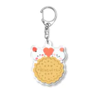 もちぐみとふうちゃんのおみせのビスケットともちぐみふうちゃん Acrylic Key Chain