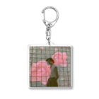 迷建築でお風呂の昭和女子図鑑 Acrylic Key Chain