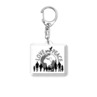 insparation｡   --- ｲﾝｽﾋﾟﾚｰｼｮﾝ｡のLOVE and PEACE Acrylic Key Chain