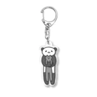 混沌白黒獣-異界からの来訪者-（パンチョ）のパンチョさんのパンダとねこ Acrylic Key Chain