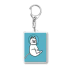 雨色キャンディの泳ぐ 猫 Acrylic Key Chain