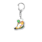 Maeken Gamesのしろはらいんこ Acrylic Key Chain