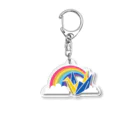 WORDMAN　SHOPの人々に明るい未来を Acrylic Key Chain