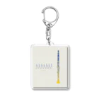 310号室 デザイン研究所のクラリネット音波UKR Acrylic Key Chain