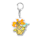 高橋マイルの怪獣ショップ563 SUZURI店のスタンプ怪獣 ウレッシー Acrylic Key Chain