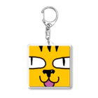 MODDY DOGGYのぶさいく猫ドギーくんどアップ Acrylic Key Chain