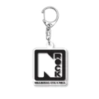 ボルダリングジム エヌロックのエヌロックTシャツ　黒ロゴ Acrylic Key Chain