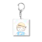 ののちゃショップ️🫧🐻‍❄️の夏の麦わら帽子ののちゃん👒 Acrylic Key Chain