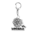 MARIGOLDのMARIGO白 アクリルキーホルダー