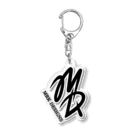 MRK DESIGNSのMD Logo  (Black) Acrylic Key Chain