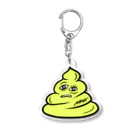 MRK DESIGNSの_unchi_  (Yellow) Acrylic Key Chain