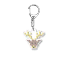 shisoppaの雄鹿 Cross-stitch Acrylic Key Chain