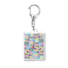 TSUBAMAILのLOVE_夢叶う_物語 Acrylic Key Chain