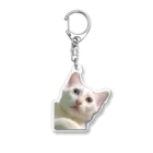 Primary clamの素数を数える猫キーホルダー Acrylic Key Chain