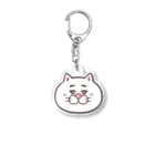 目つきの悪い猫＠いけやけいの顔だけシリーズ Acrylic Key Chain