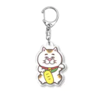 目つきの悪い猫＠いけやけいのまねきねこさん Acrylic Key Chain