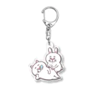 目つきの悪い猫＠いけやけいの居眠りにゃんこ Acrylic Key Chain