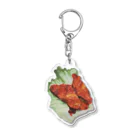 🐶シュナといろいろ🎨のヤンニョムチキン Acrylic Key Chain