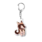 ノアオオカミのオオカミのウルフル Acrylic Key Chain