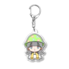 memeのサウナ女子 Acrylic Key Chain