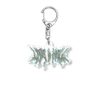 Parallel Imaginary Gift ShopのLife is Hell（Orange） Acrylic Key Chain