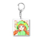 絵菜の恐竜女の子 Acrylic Key Chain