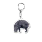 文様動物園 Pattern Zoo Museum shopの算木崩し × コビトカバ Acrylic Key Chain