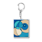 qi the shopのripples color 2 Acrylic Key Chain