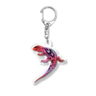 箱庭金魚❀暁姫のトライバル サバンナモニター 赤系 Acrylic Key Chain