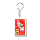 レトロネオンの レトロポット.neo Acrylic Key Chain