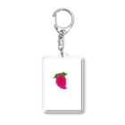 RikiのStrawberry heart Acrylic Key Chain