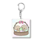 pote©o*  ハンドメイドドッグウェアの煌くん蓮くんイースターバージョン Acrylic Key Chain